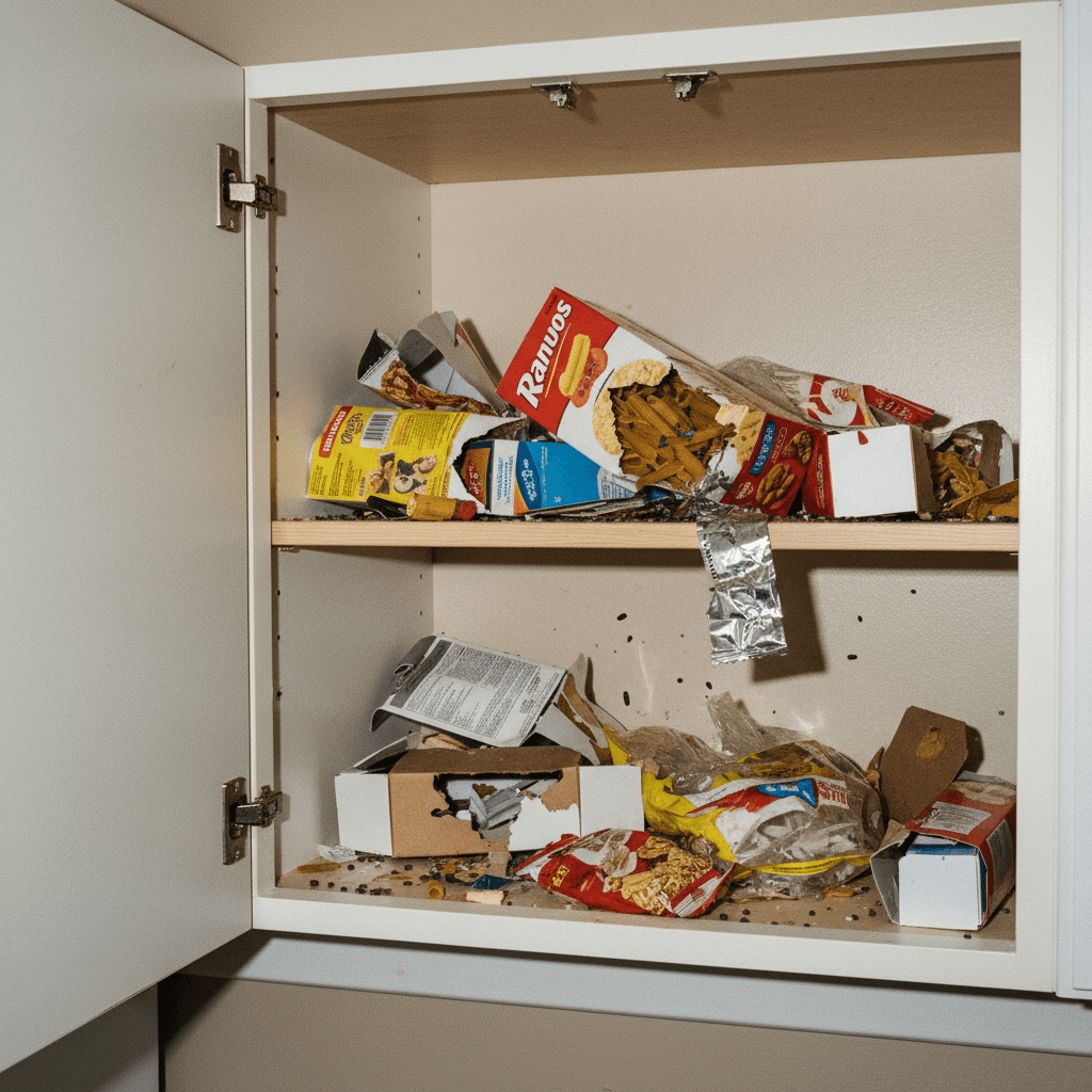 Nagespuren an Lebensmitteln